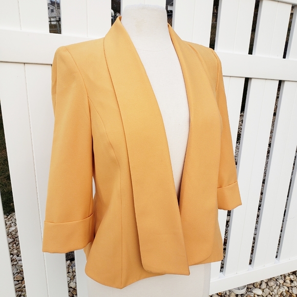 Kasper Jackets & Blazers - 🆕 Kasper Tangerine Orange Open Blazer Jacket 6P